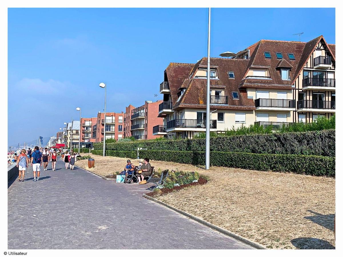 Cabourg, Appartement Plain Pied Avec Terrasse Acces Direct A La Plage Exteriér fotografie